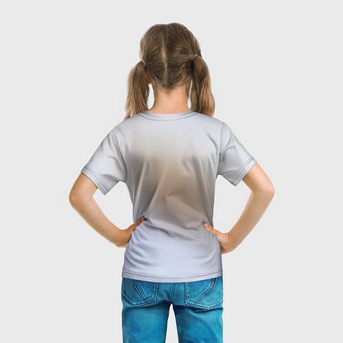 Детская футболка Лисица в снегу / 3D-принт – фото 6