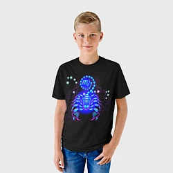 Футболка детская Космический Скорпион, цвет: 3D-принт — фото 2