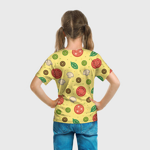 Детская футболка Pizza / 3D-принт – фото 6