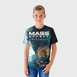 Футболка детская Mass Effect: Andromeda, цвет: 3D-принт — фото 2