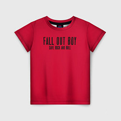 Футболка детская Fall out boy: Save Rock, цвет: 3D-принт