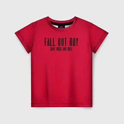 Футболка детская Fall out boy: Save Rock, цвет: 3D-принт