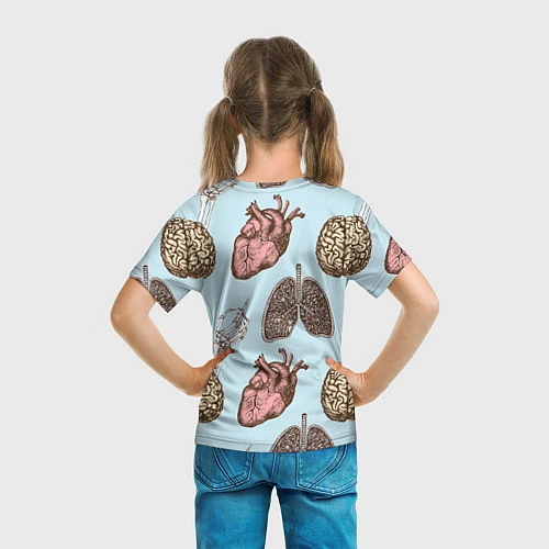 Детская футболка Органы / 3D-принт – фото 6