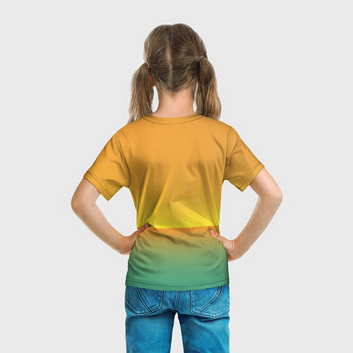 Детская футболка Летний пляж / 3D-принт – фото 6