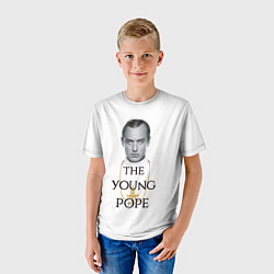 Футболка детская The Young Pope, цвет: 3D-принт — фото 2