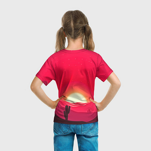 Детская футболка Gorgeous sunset / 3D-принт – фото 6