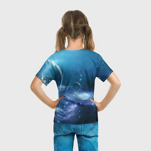 Детская футболка Beautiful World / 3D-принт – фото 6