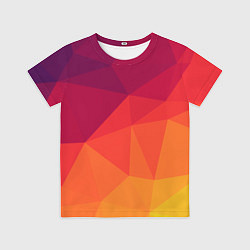 Футболка детская Background geometric, цвет: 3D-принт