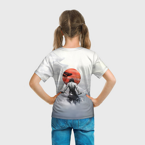 Детская футболка Японский самурай / 3D-принт – фото 6