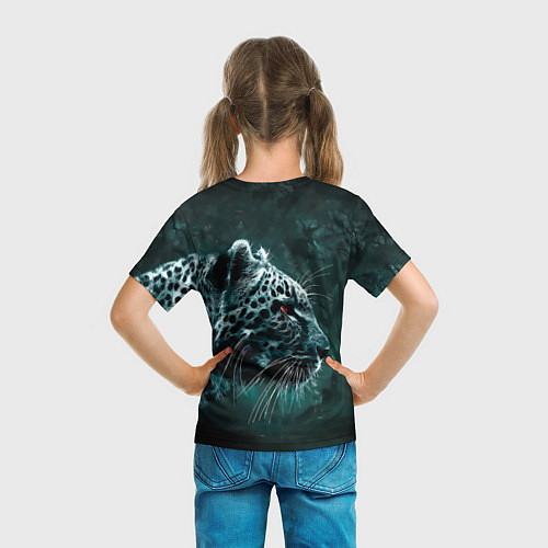 Детская футболка Леопард / 3D-принт – фото 6