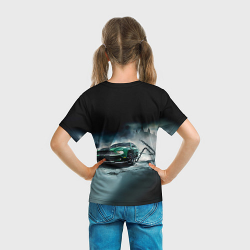 Детская футболка Призрачный Ford Mustang / 3D-принт – фото 6