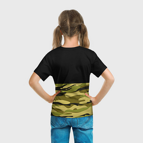 Детская футболка Лесной Камуфляж / 3D-принт – фото 6