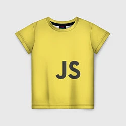 Футболка детская JavaScript, цвет: 3D-принт