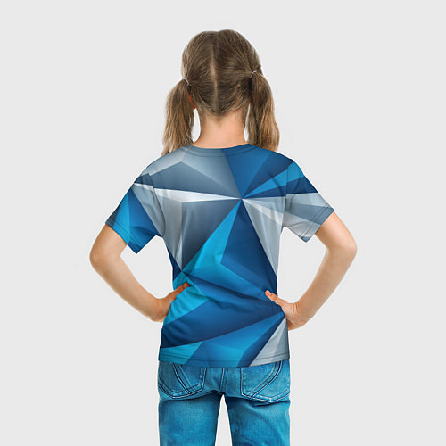 Детская футболка Ледяная Абстракция / 3D-принт – фото 6