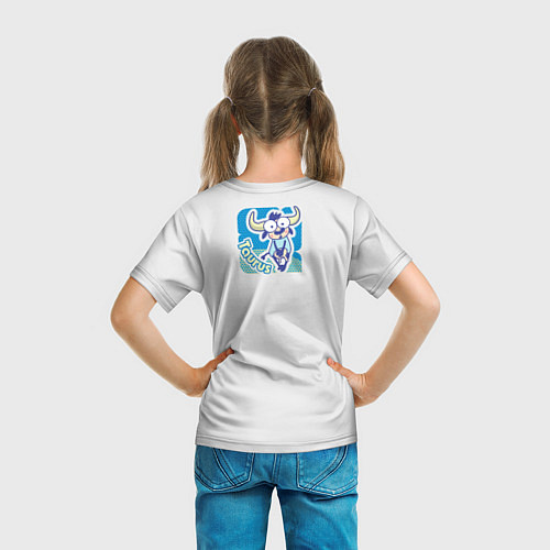 Детская футболка Телец: Taurus / 3D-принт – фото 6
