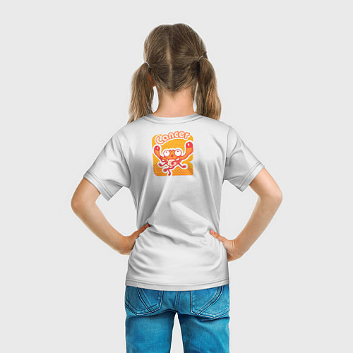 Детская футболка Рак: Cancer / 3D-принт – фото 6