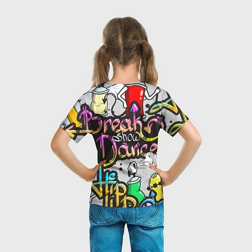 Детская футболка Break Show Dance / 3D-принт – фото 6