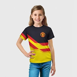 Футболка детская Manchester United, цвет: 3D-принт — фото 2