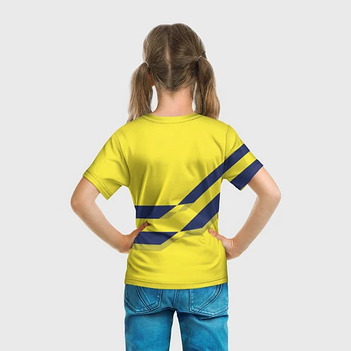 Детская футболка Arsenal FC: Yellow style / 3D-принт – фото 6