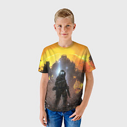 Футболка детская Titanfall: Robots War, цвет: 3D-принт — фото 2