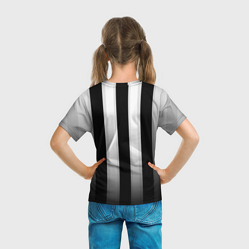 Детская футболка Juventus FC: New logo / 3D-принт – фото 6