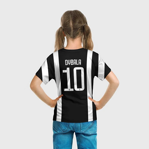 Детская футболка Juventus FC: Dybala Home 17/18 / 3D-принт – фото 6