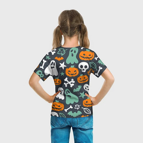 Детская футболка Halloween Monsters / 3D-принт – фото 6