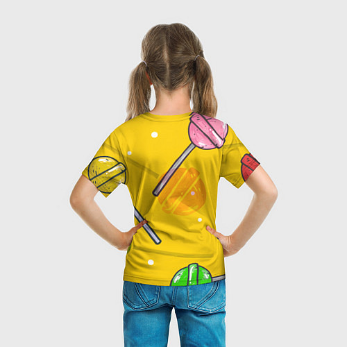 Детская футболка Чупа-Чупс / 3D-принт – фото 6