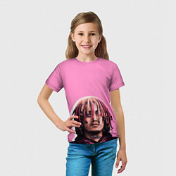 Футболка детская Lil Pump: Pink, цвет: 3D-принт — фото 2