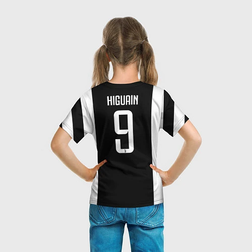 Детская футболка Juventus FC: Higuain Home 17/18 / 3D-принт – фото 6