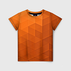 Футболка детская Orange abstraction, цвет: 3D-принт