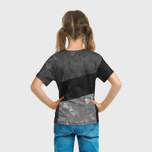 Детская футболка BMW: Black Design / 3D-принт – фото 6