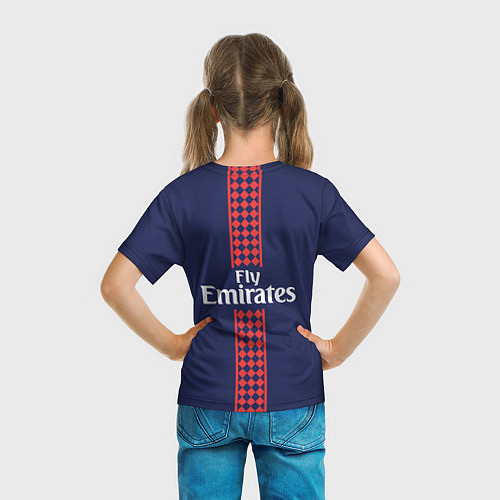 Детская футболка PSG FC: Original 2018 / 3D-принт – фото 6