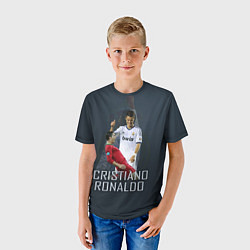Футболка детская Christiano Ronaldo, цвет: 3D-принт — фото 2