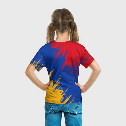 Детская футболка Герб и флаг Армении / 3D-принт – фото 6