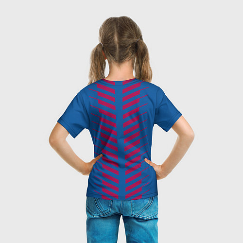 Детская футболка FC Barcelona: Creative / 3D-принт – фото 6