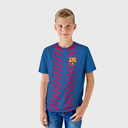 Футболка детская FC Barcelona: Creative, цвет: 3D-принт — фото 2