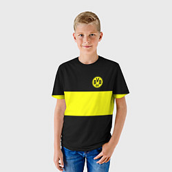 Футболка детская Borussia 2018 Black and Yellow, цвет: 3D-принт — фото 2