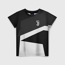 Футболка детская FC Juventus: Sport Geometry, цвет: 3D-принт