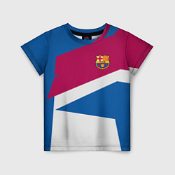 Футболка детская FC Barcelona: Sport Geometry, цвет: 3D-принт
