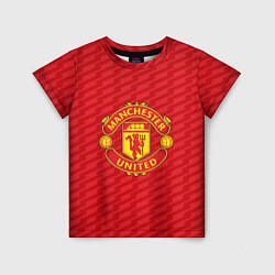 Футболка детская FC Manchester United: Creative, цвет: 3D-принт