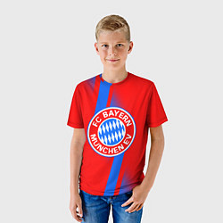 Футболка детская FC Bayern: Storm, цвет: 3D-принт — фото 2