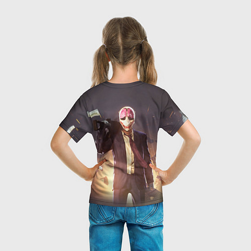 Детская футболка Payday: Robber / 3D-принт – фото 6