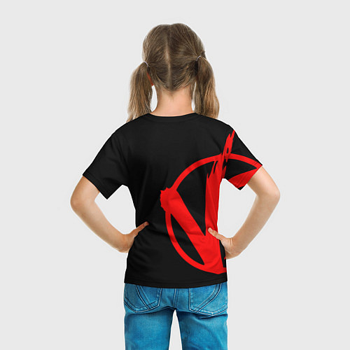 Детская футболка Versus Battle: Red / 3D-принт – фото 6