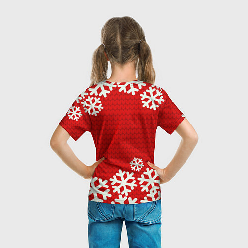 Детская футболка Зимний Телец / 3D-принт – фото 6