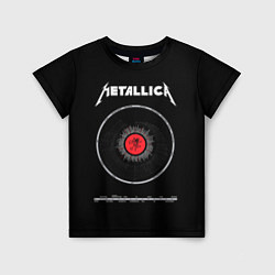 Футболка детская Metallica Vinyl, цвет: 3D-принт