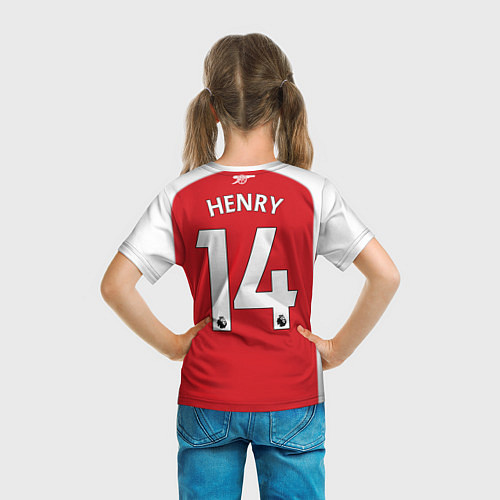Детская футболка FC Arsenal: Henry Home 17/18 / 3D-принт – фото 6