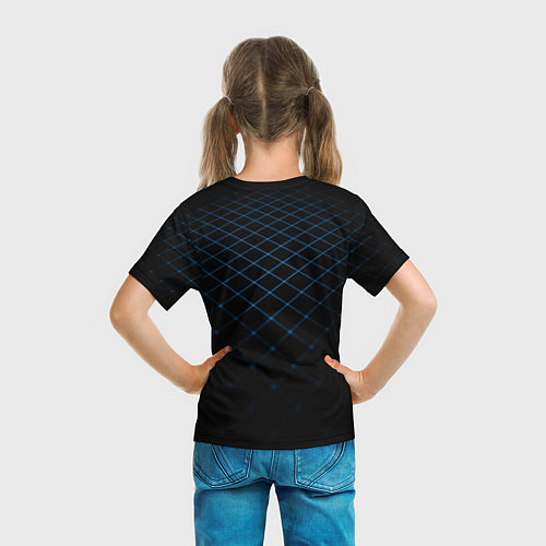 Детская футболка FC PSG: Blue Lines / 3D-принт – фото 6