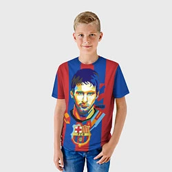 Футболка детская Lionel Messi, цвет: 3D-принт — фото 2