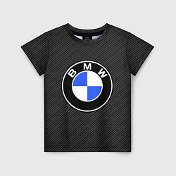 Футболка детская BMW CARBON БМВ КАРБОН, цвет: 3D-принт